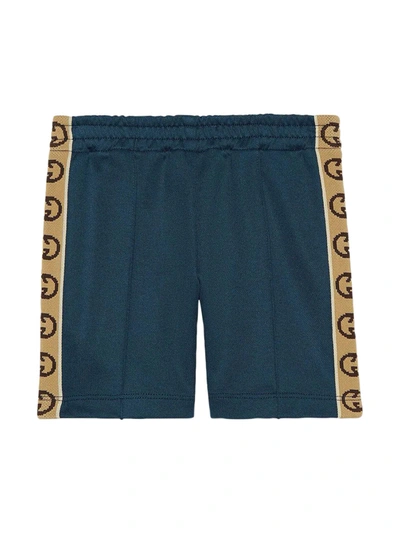 Shop Gucci Blue Trousers