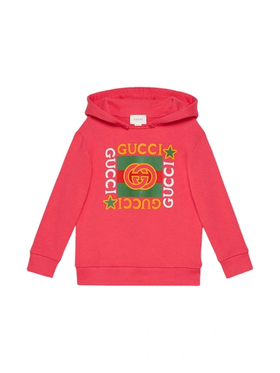 Gucci Kids' Pink Sweatshirt In Bianco | ModeSens