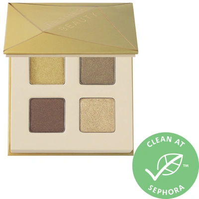 Shop Aether Beauty Mini Crystal Eyeshadow Palette Topaz 0.12 oz/ 5 G