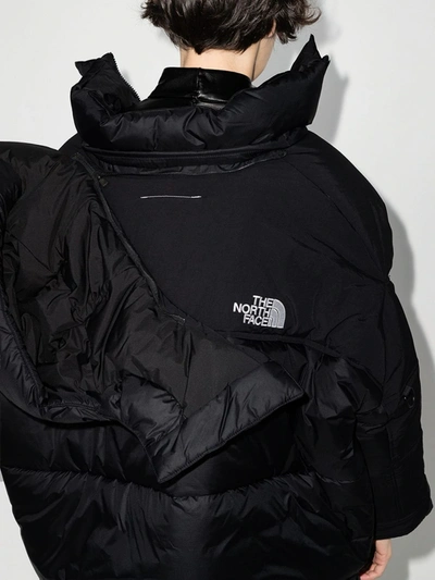 Shop Mm6 Maison Margiela X The North Face Detachable Hood Puffer Coat In Black