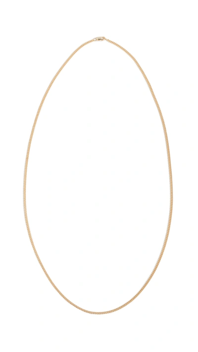 Shop Miansai 2mm Gold Vermeil Chain Necklace In Polished Gold