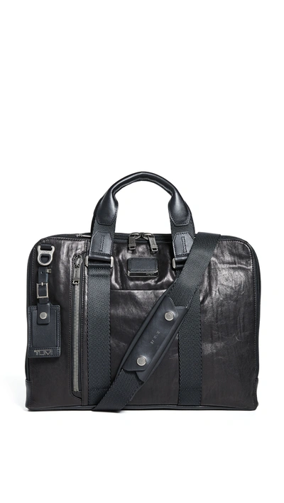 Shop Tumi Aviano Slim Briefcase In Black