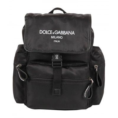 Shop Dolce & Gabbana Dolce &amp; Gabbana Kids D&amp;g Logo Backpack In Black