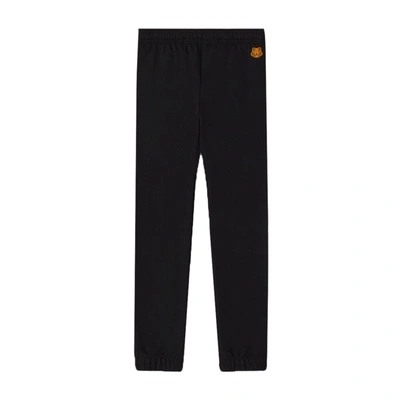 Shop Kenzo Tiger Crest Joggers In Black