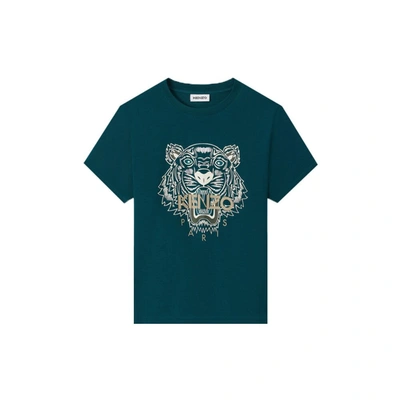 Shop Kenzo Tiger T-shirt In Green