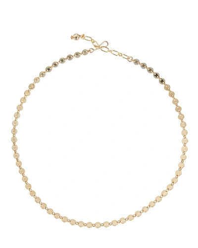 Shop Brinker & Eliza Blue Jean Baby Choker Necklace In Gold