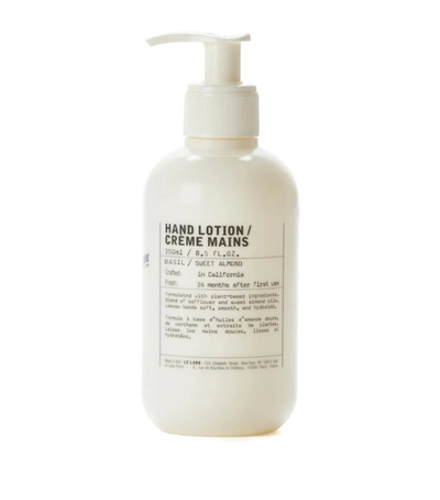 Shop Le Labo Basil Hand Lotion (250ml) In White