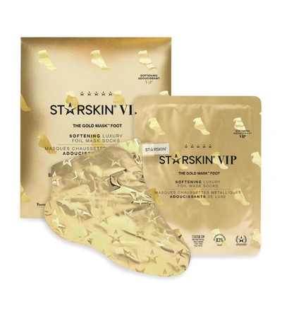 Shop Starskin Vip The Gold Mask Foot (16g) In White