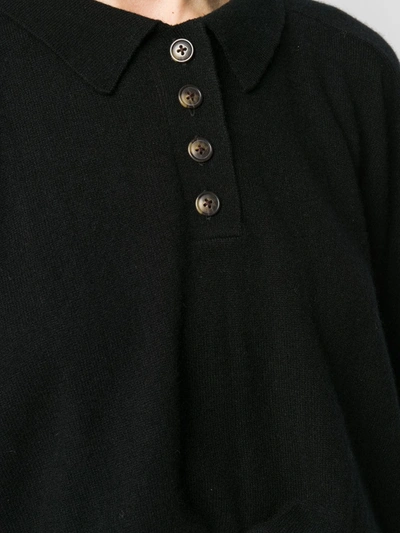 Shop Loulou Studio Relaxed Cashmere Shirt In Black