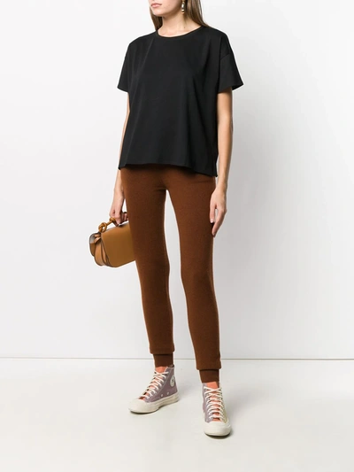 Shop Loulou Studio Oversized Cotton T-shirt In Black