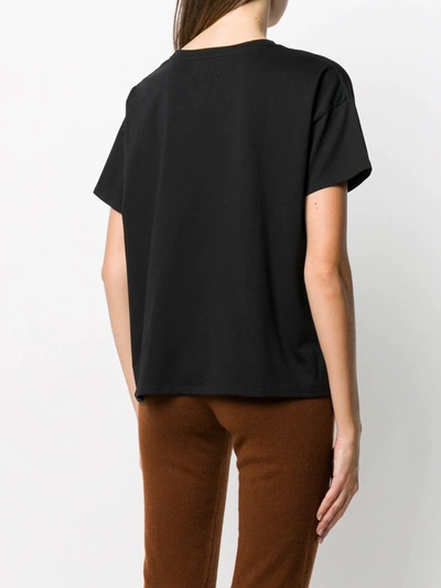 Shop Loulou Studio Oversized Cotton T-shirt In Black