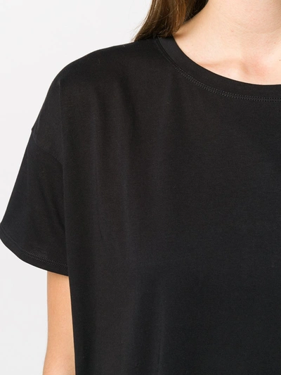 Shop Loulou Studio Oversized Cotton T-shirt In Black