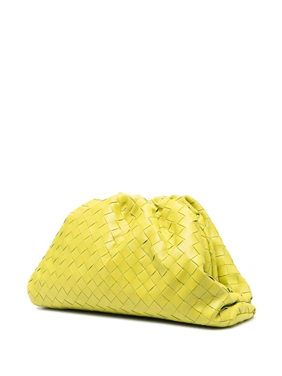 Shop Bottega Veneta The Pouch Intrecciato Bag In Green