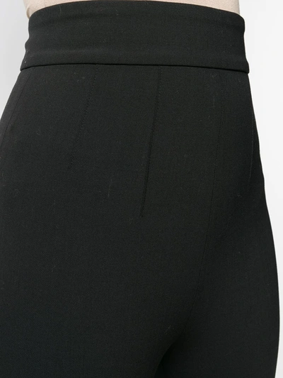 Shop Isabel Marant Nanou Foot Strap Trousers In Black