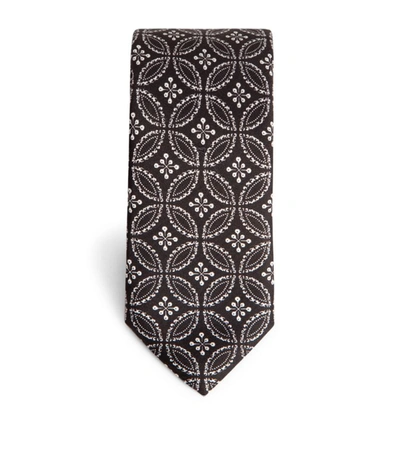 Shop Dolce & Gabbana Silk Jacquard Tie