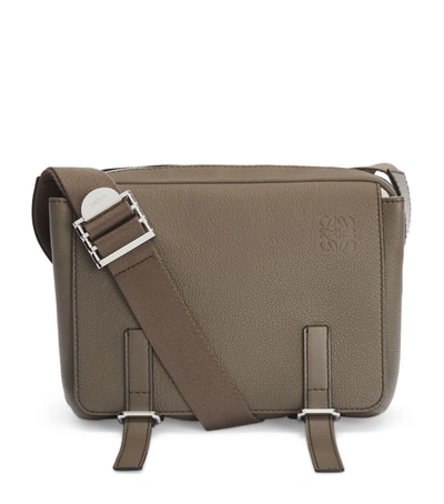 Shop Loewe Xs Leather Military Messenger Bag