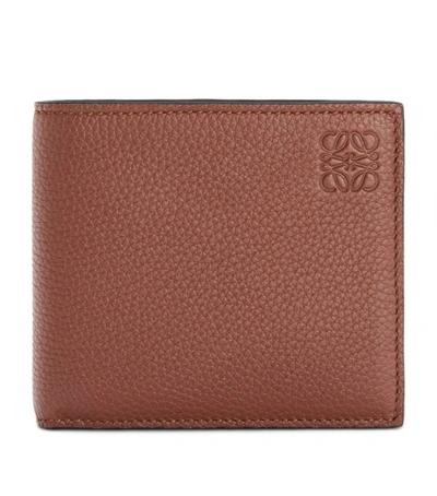 Shop Loewe Grained Leather Bifold Wallet
