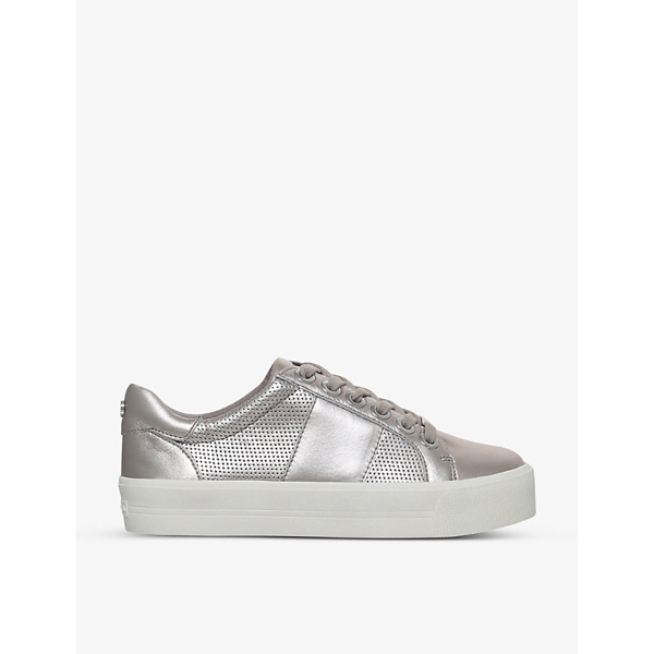 carvela leather trainers