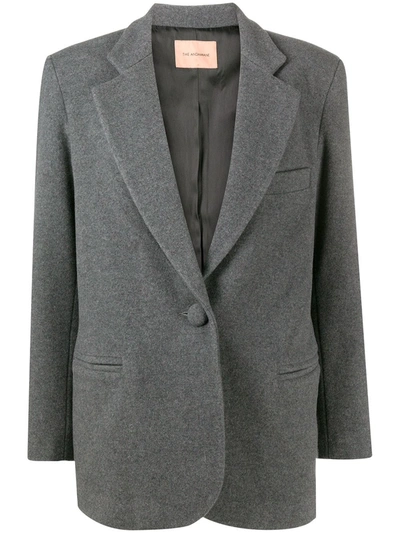 Shop Andamane Single Breasted Boyfriend Blazer In Grey