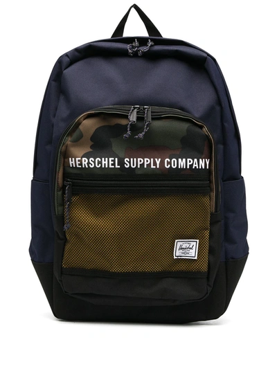 Shop Herschel Supply Co Camouflage Print Backpack In Blue