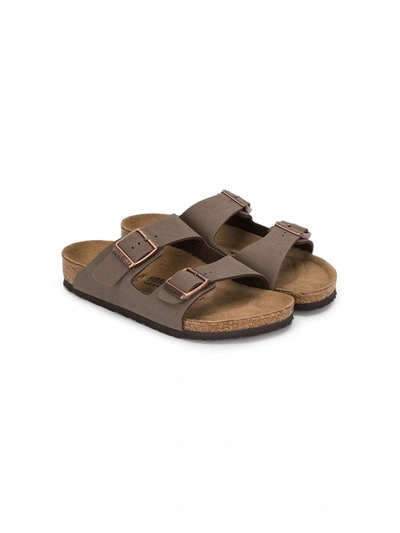 Birkenstock Double Strap Sandals In Brown