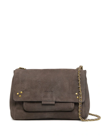 Shop Jérôme Dreyfuss Lulu Shoulder Bag In Grey