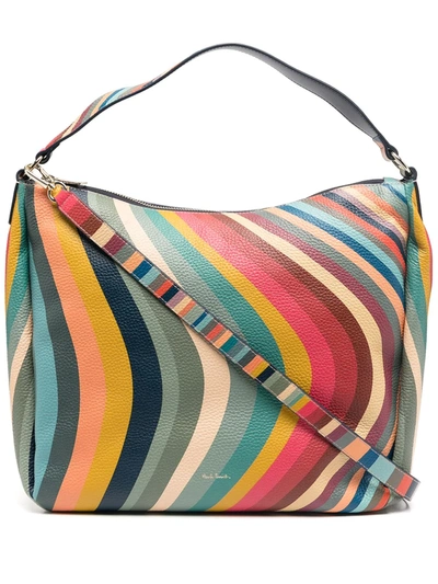 Paul Smith Swirl Print Leather Bucket Bag W1a-6345-dswirl-90 In Multicolour  | ModeSens