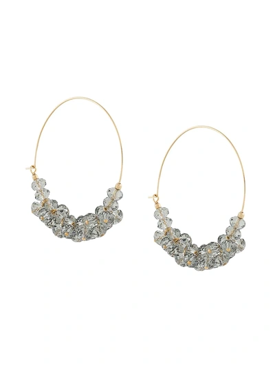 Shop Isabel Marant Polly Hoop Earrings In Gold