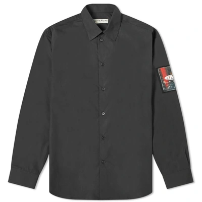 Shop Givenchy Sketch Logo Shirt In Black