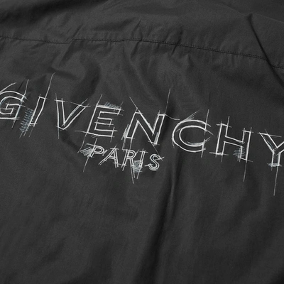 Shop Givenchy Sketch Logo Shirt In Black