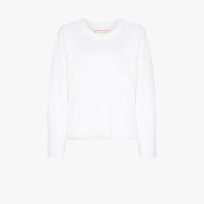 Shop Jeanerica Ami Recycled Cotton T-shirt In White
