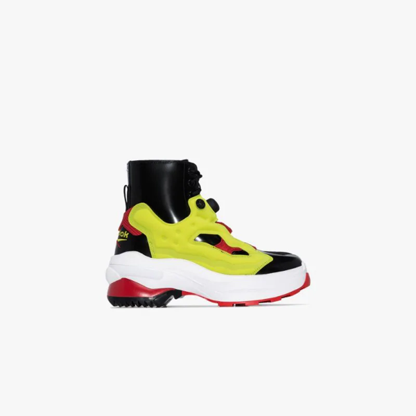Maison Margiela Black X Reebok Multicoloured Tabi Instapump Fury Sneakers Modesens