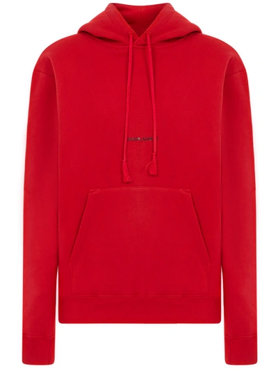 Shop Saint Laurent Sweatshirt In Red