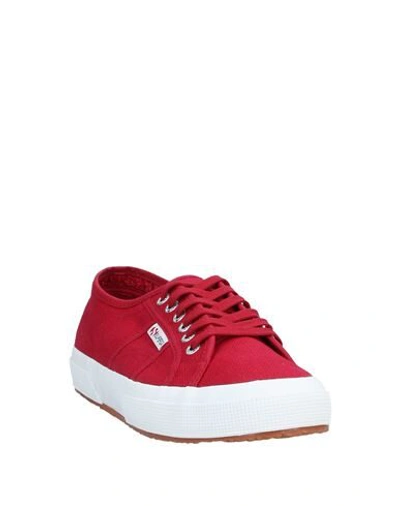 Shop Superga Sneakers In Brick Red