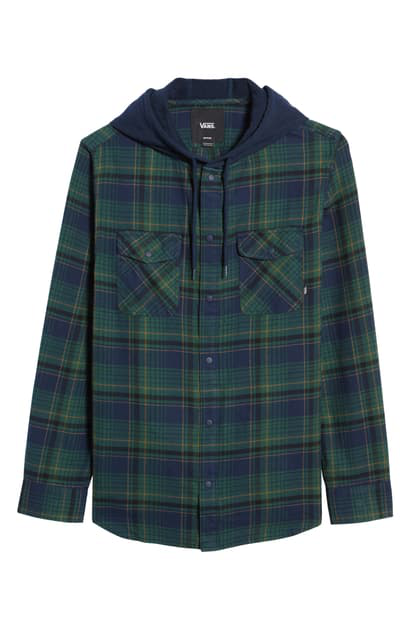 vans parkway hooded flannel