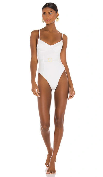 Shop Weworewhat Danielle One Piece In White