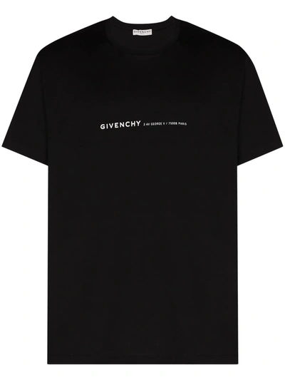 Shop Givenchy X Browns 50 Address Crew Neck T-shirt In Black
