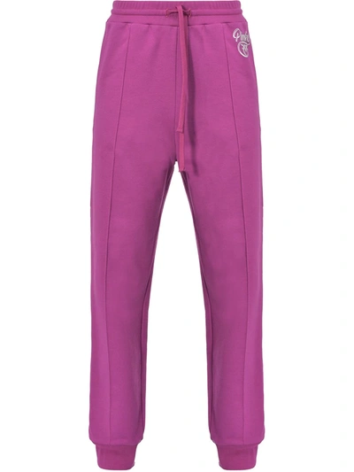 Shop Pinko Logo-print Track Trousers In Pink