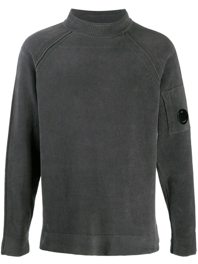 Shop C.p. Company Washed Sweatshirt In Grey