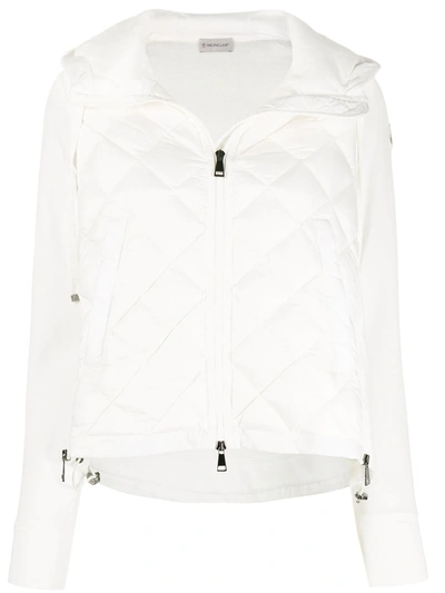 Shop Moncler Diamond-quilt Jacket In White