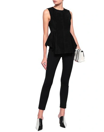 Shop Theory Woman Pants Black Size 6 Nylon, Elastane
