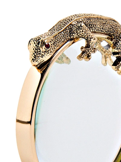 Shop L'objet Gecko Magnifying Glass In Gold