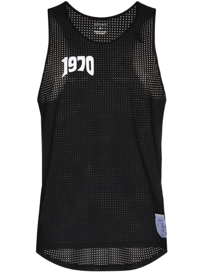 Shop Satisfy X 50 Years 1970 Perforated Race Vest In Black