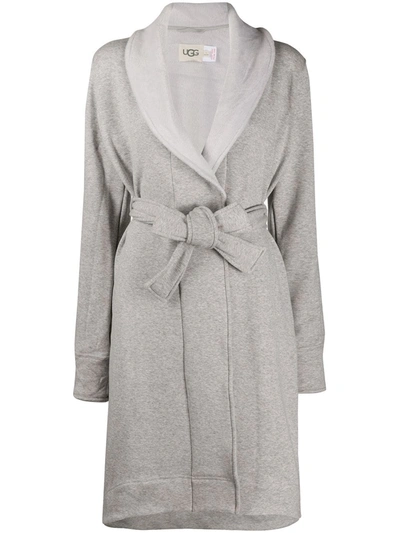 Shop Ugg Duffield Dressing Gown In Grey
