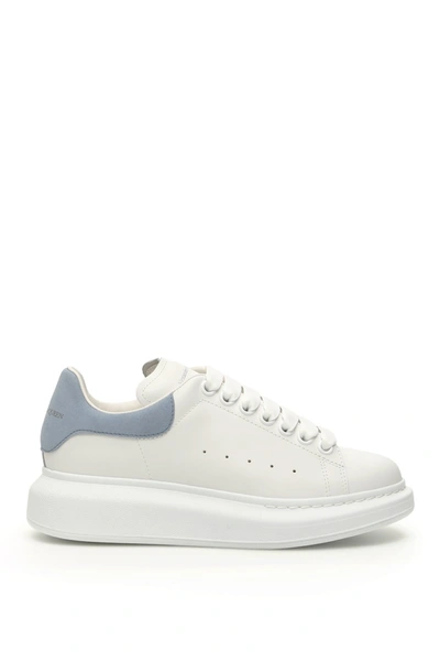 Shop Alexander Mcqueen Oversized Sneakers In White Dream Blu 163