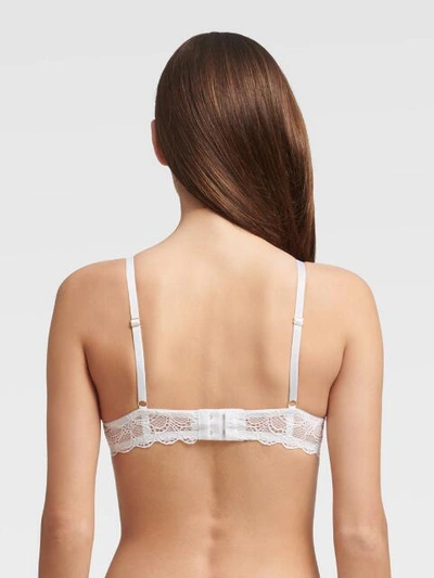 Shop Dkny Women's Superior Lace Balconette Bra - In White