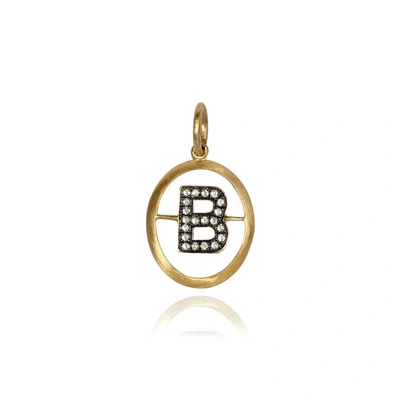 Shop Annoushka Initials 18ct Yellow Gold Diamond B Pendant In One Color~~one Color~~one Color~~one Color~~one Color~~one Color~~one Color~~one Color~~one Color~~o