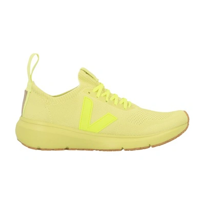 Shop Rick Owens X Veja - Low Sock Sneakers In Yellow
