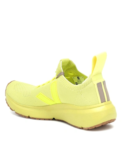 Shop Rick Owens X Veja Low Sock Sneakers In Yellow
