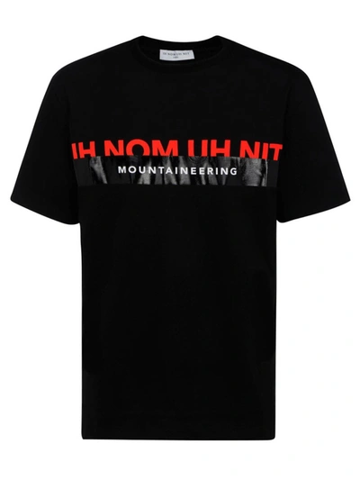 Shop Ih Nom Uh Nit Mountaineering Print T-shirt In Black